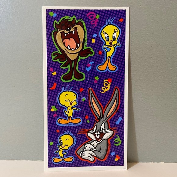 Vintage Hallmark + Looney Tunes Tweety Bird Stickers - 3 Sheets - Picture 4 of 5